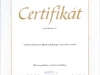 certifikát MORA